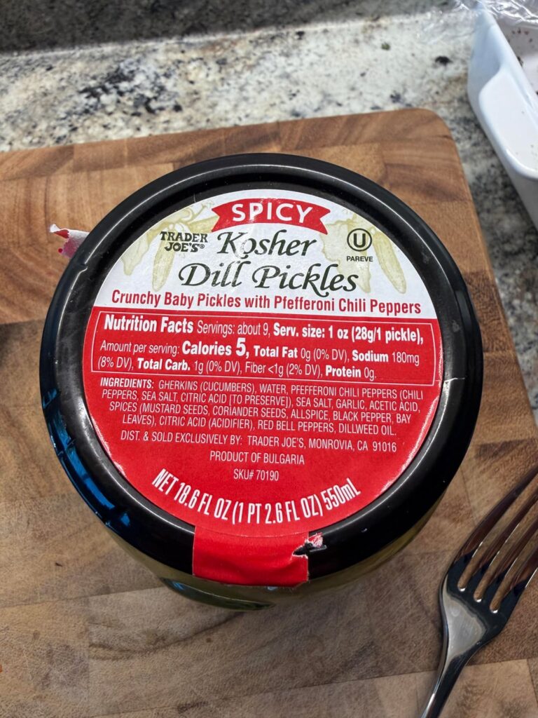 Trader Joe’s Spicy Kosher Pickles Trader Joe’s Spicy Kosher Pickles