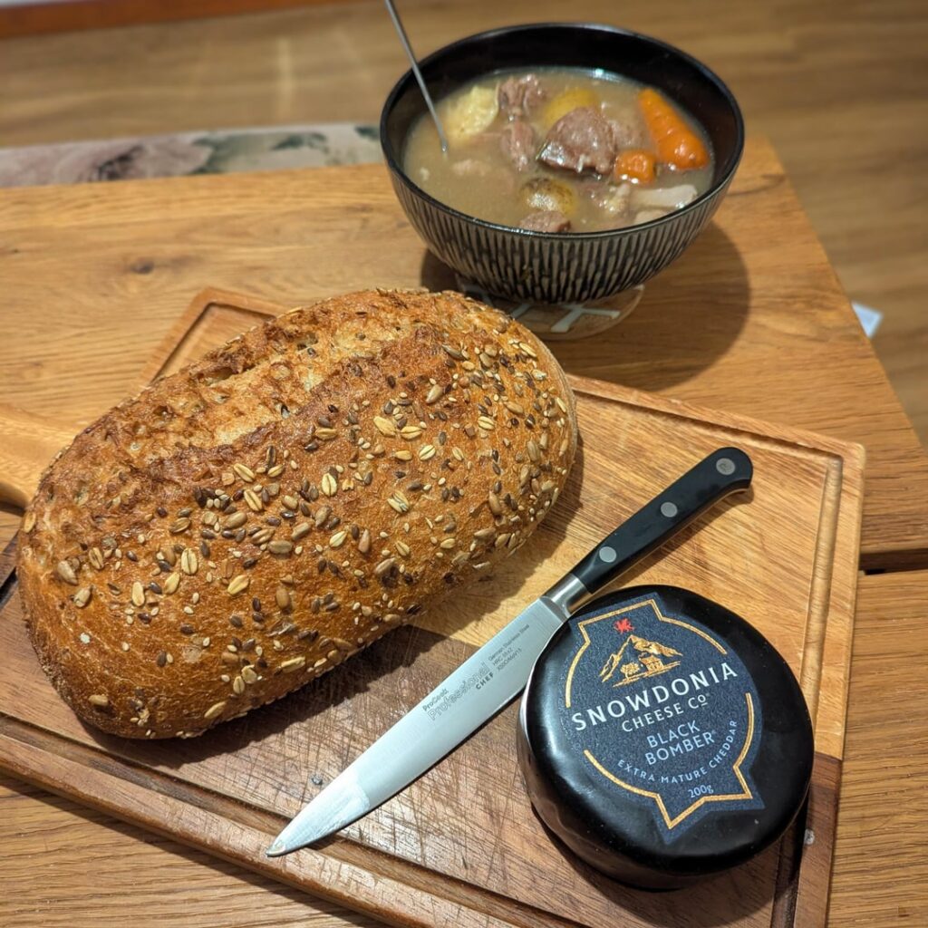 Celebrating Dydd Gŵyl Dewi Sant a day late with Cawl and Black Bomber