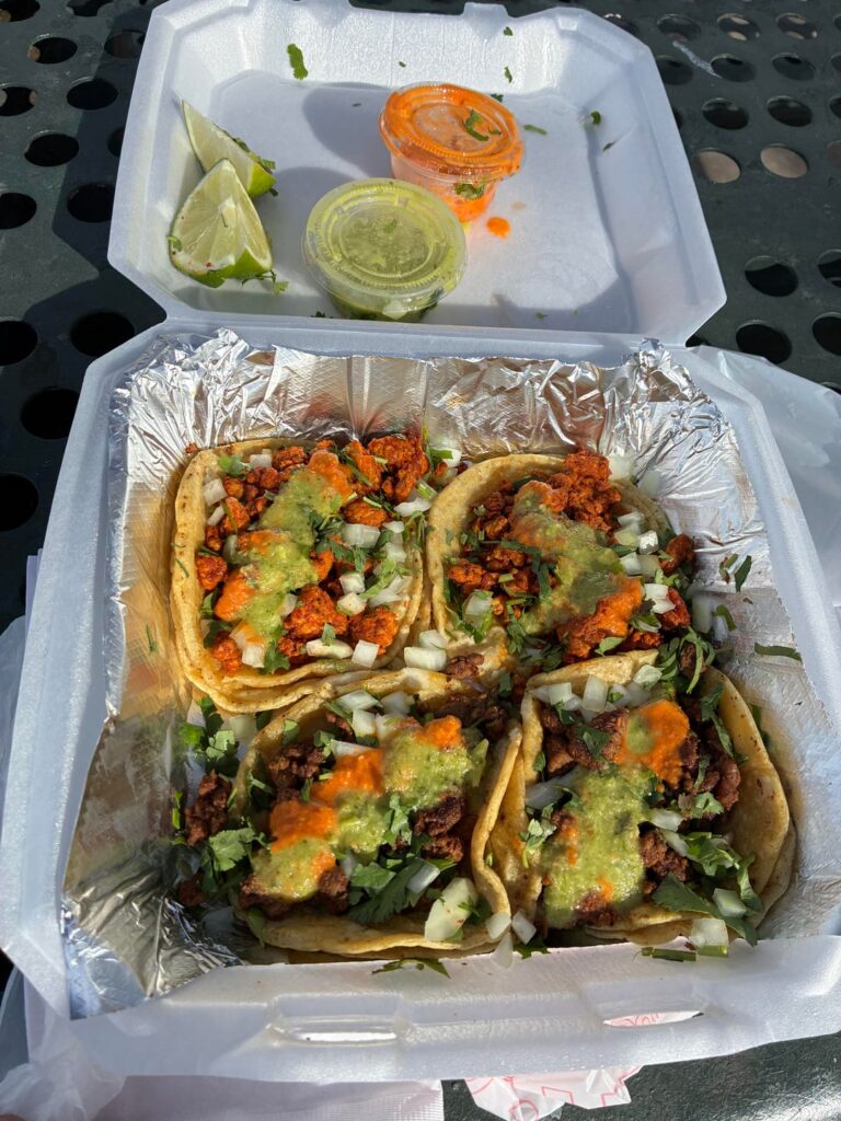 Adovada and Carne Asada in the park!!!