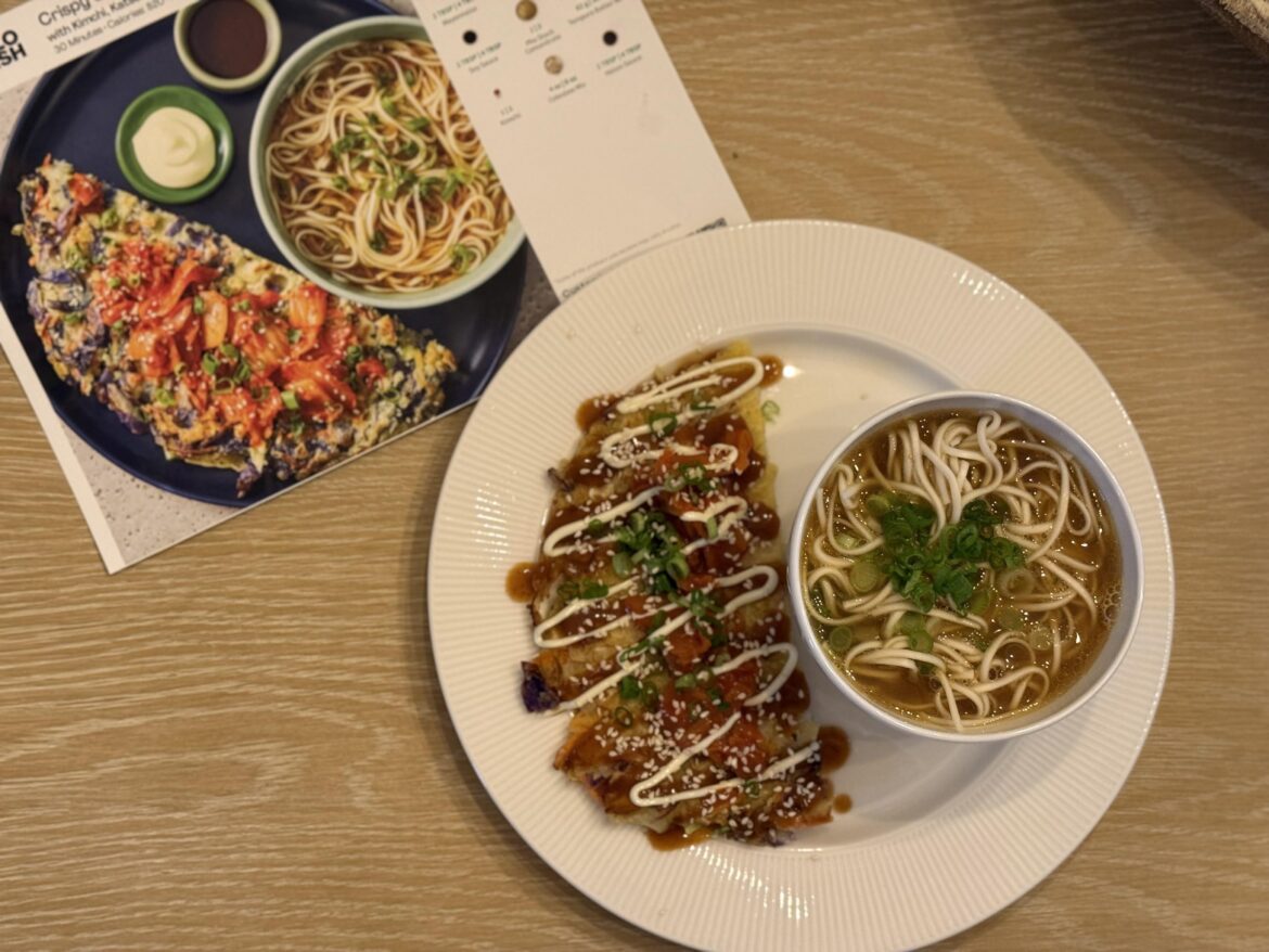 Cabbage & Kimchi Okonomiyaki