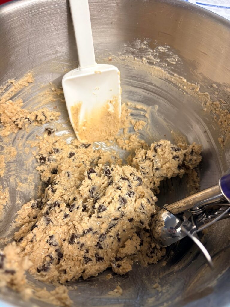 Made the Jiffy mixed Buttermilk Chocolate Chip Cookies