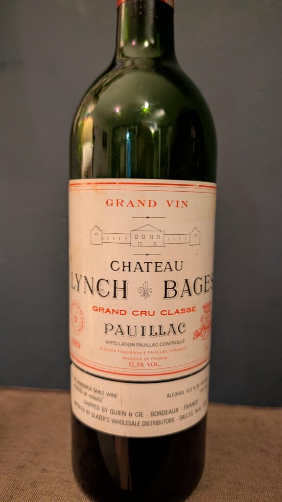 1989 Chateau Lynch Bages