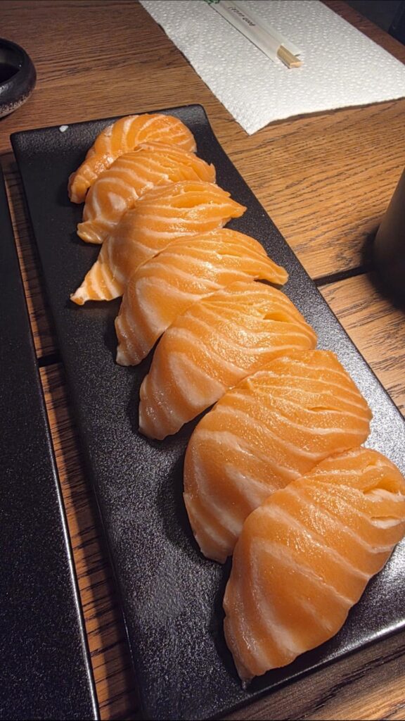 Home made nigiri is so much more affordable than eating out!