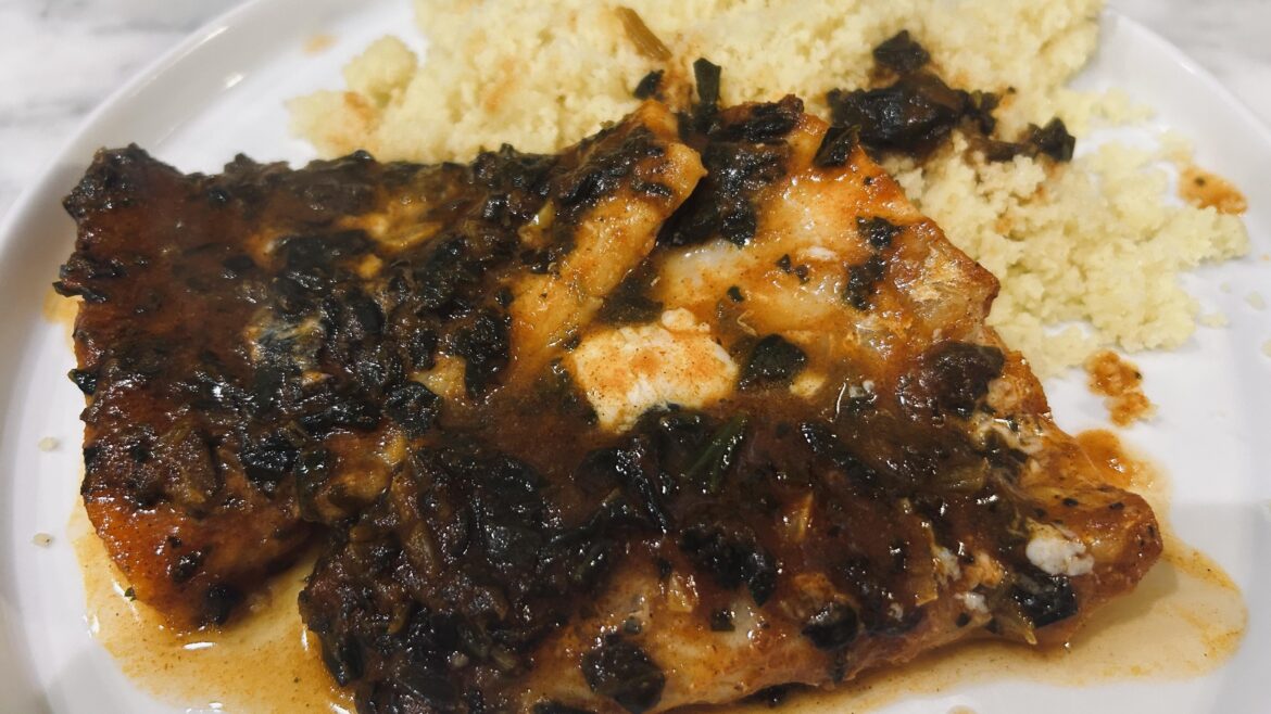 Tonight’s Dinner: Braised Cod With Spicy Tomato Sauce