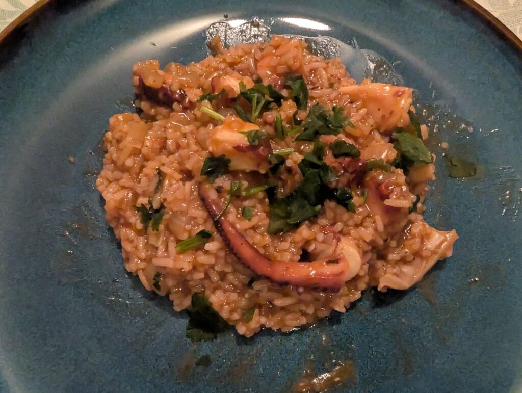Octopus rice