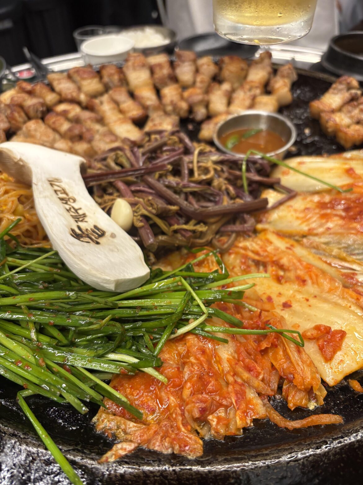 Pork belly in a BBQ restaurant 😋😋😋