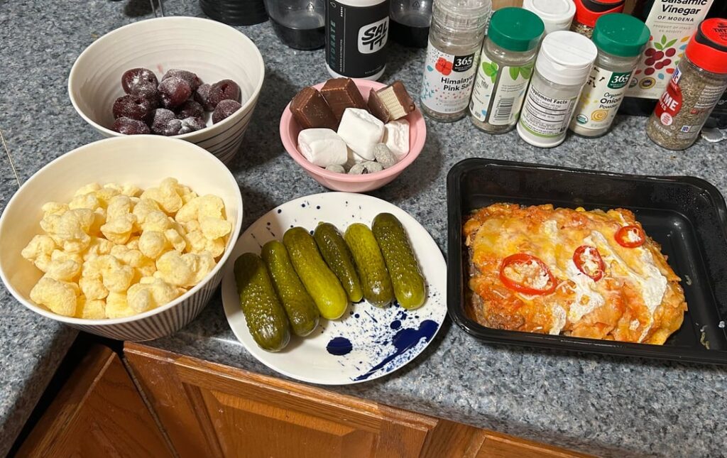 OMAD girl dinner - 1,130 cal