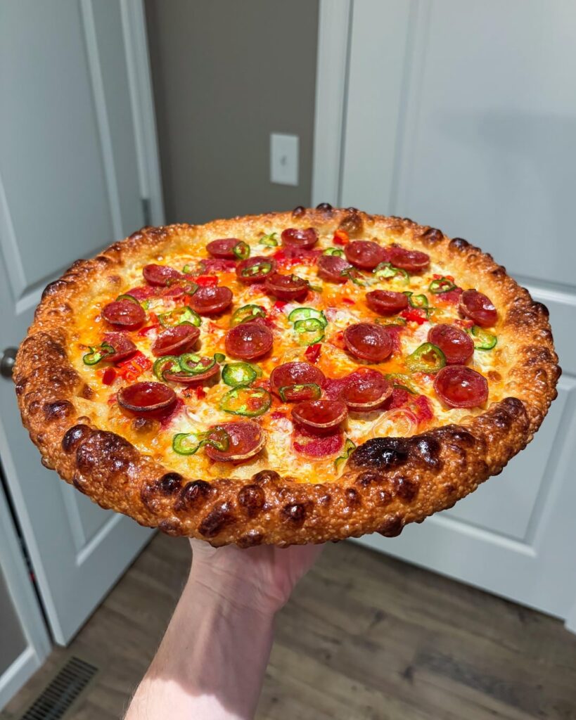 Blister city style pizza