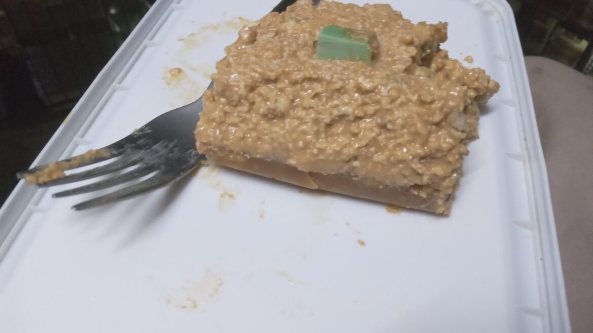 i made peppermint tart for my birthday