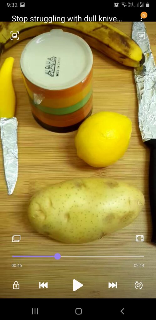 Quick Knife Sharpening Hack