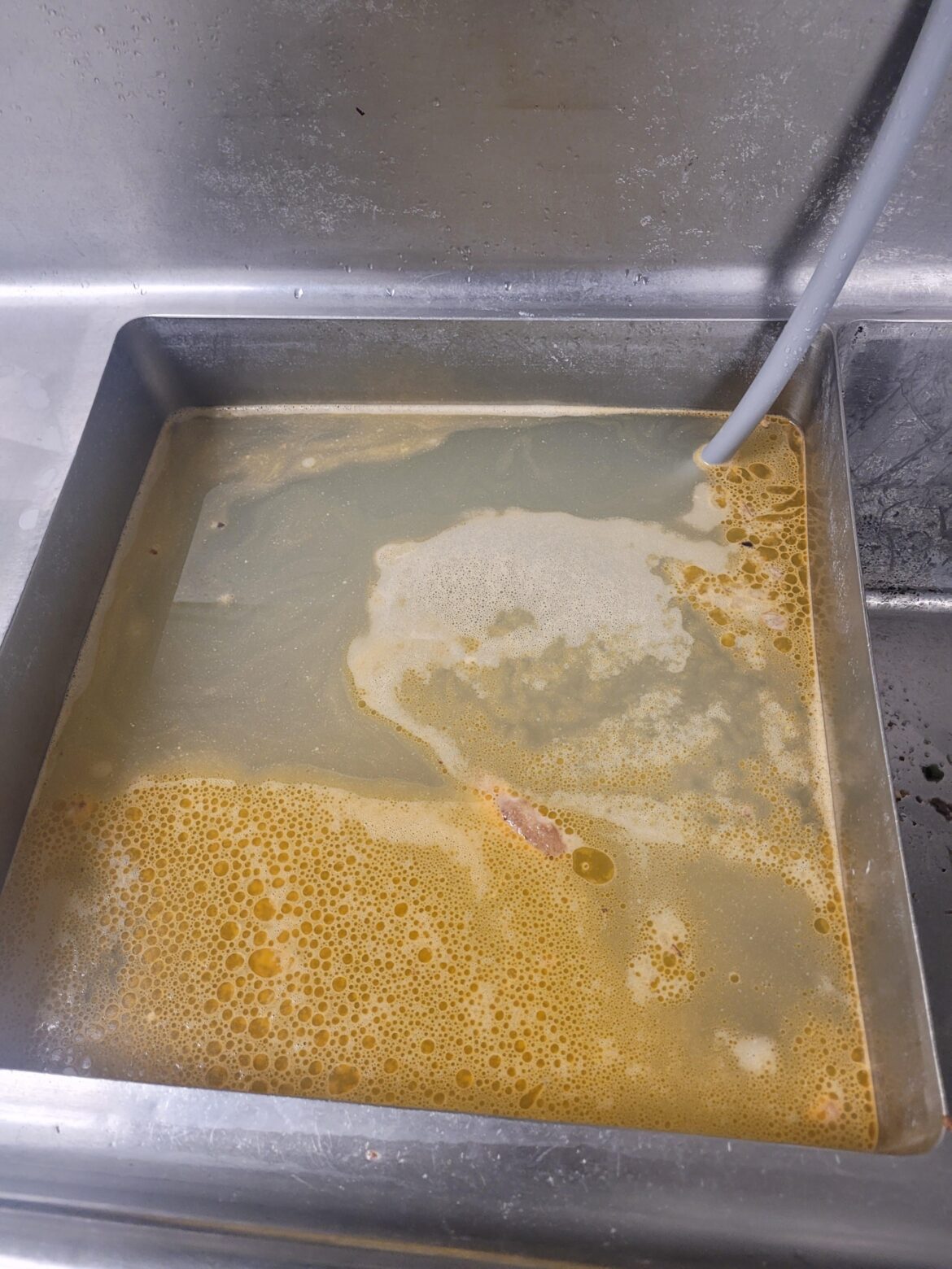 People that "wash" dishes in this shit.