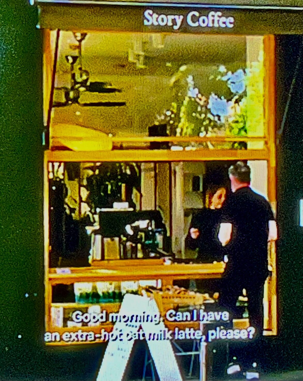 Gordon Ramsey ordering an extra hot latte. Outrageous.