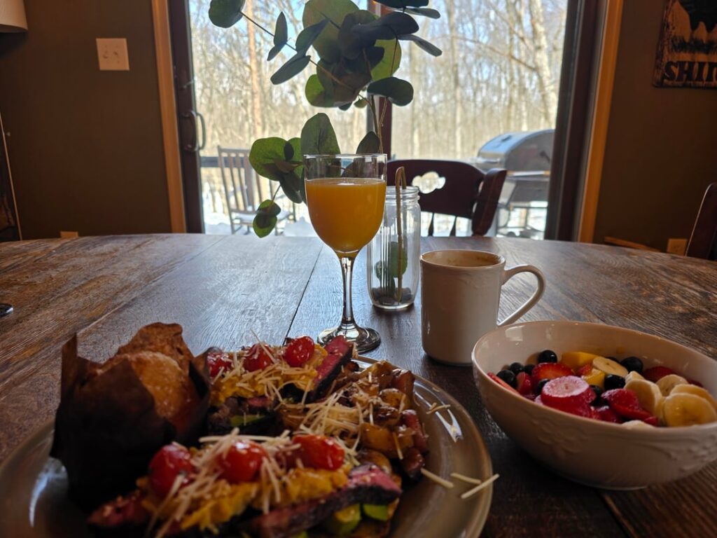 Denver Steak and Eggs Grilled Sourdough Avacado Toast