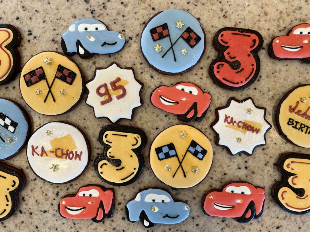 Lightning McQueen bubbles for my son’s 3rd Birthday party