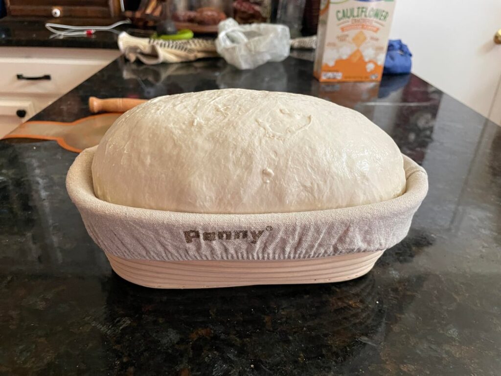 I can always tell if it’s going to be a good loaf by the cold proof