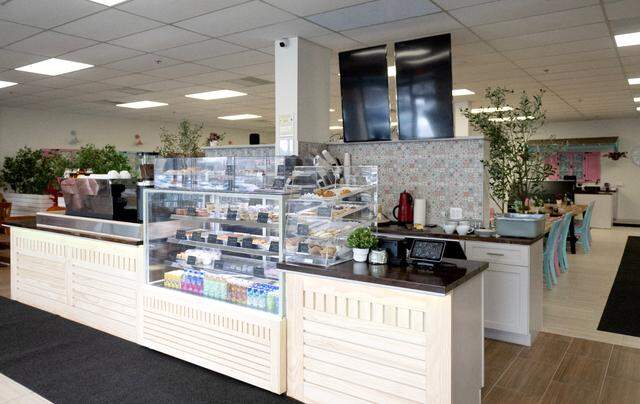 The cafe and pastries at the newly opened Kitchen Garden in State College on Wednesday, Feb. 5, 2025.