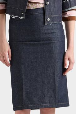 Prada Denim Pencil Skirt