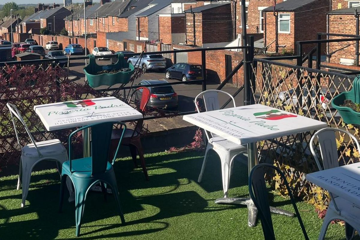 Le Olive Verdi's roof garden in Pelaw