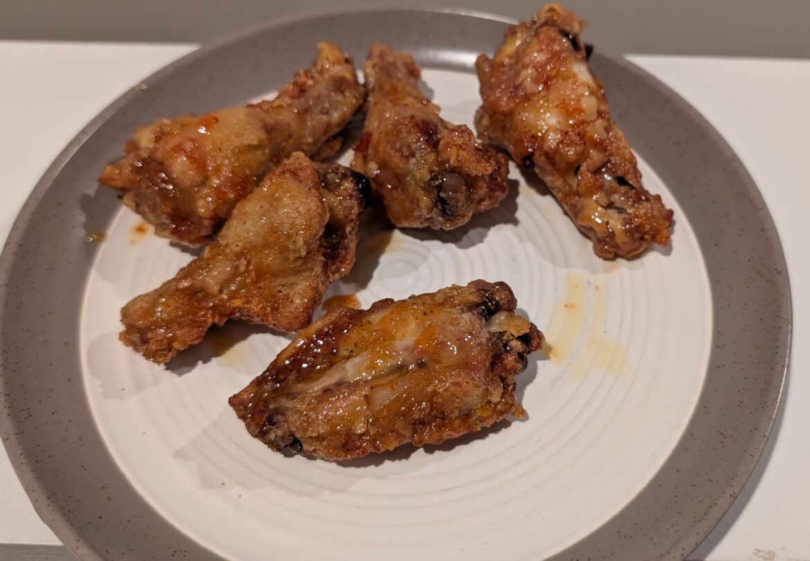 Second attempt on sweet chili wings