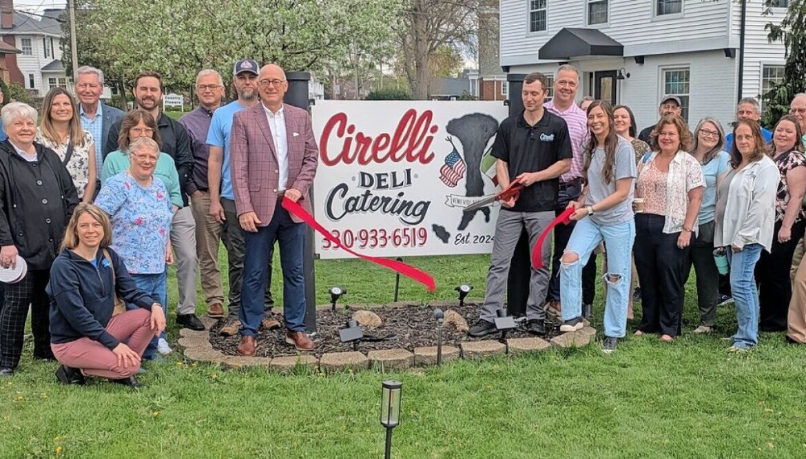 Cirelli's Deli ribbon cutting in Hartville: owner Sam Cirelli opens Italian deli downtown