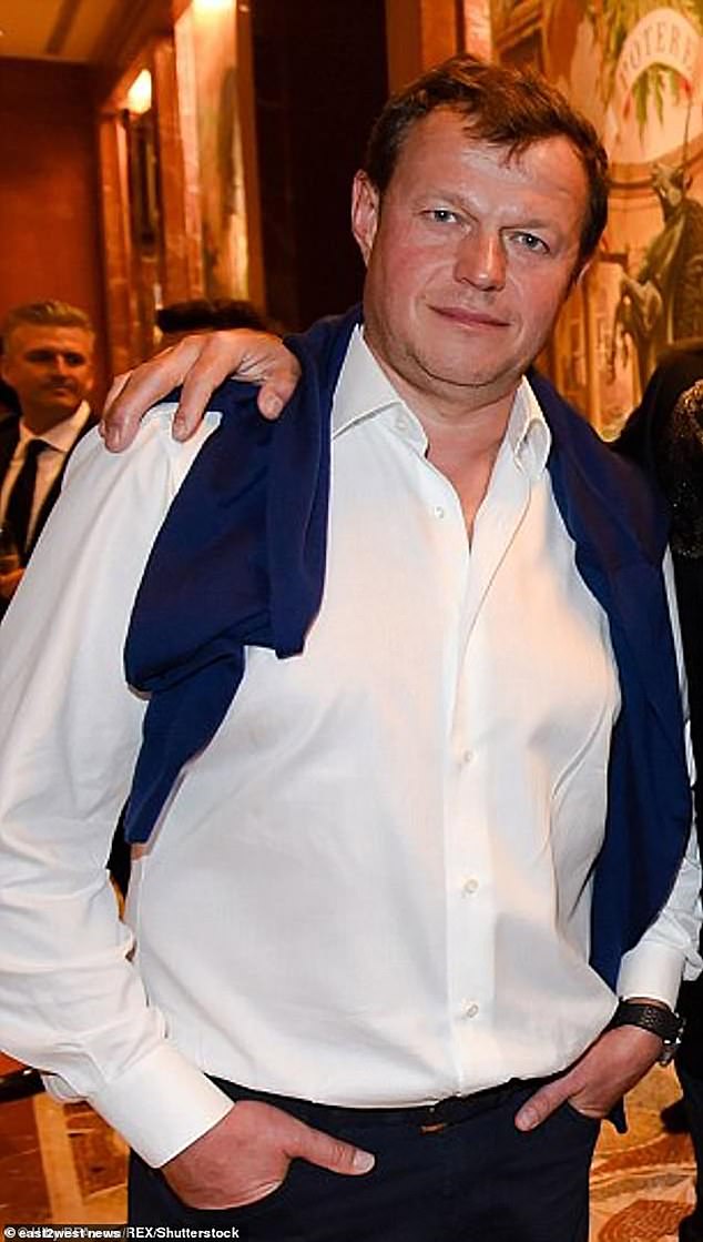 Last month the 62-year-old actor has asked a judge to force Russian oligarch Yuri Shefler (pictured) to appear for a remote deposition as his legal battle with his 50-year-old ex-wife Angelina Jolie over Chateau Miraval rolls on