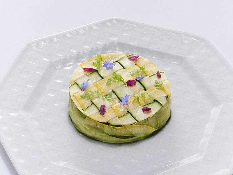 Cafe Dior salad | Pretty plate from Cafe Dior. | Cafe Dior