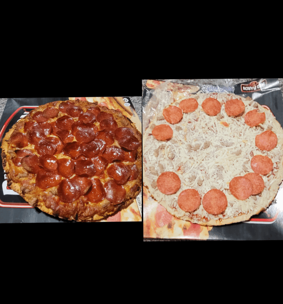 Added 75 cents worth of pepperoni to a crappy frozen pizza, which turned it into a completely different experience