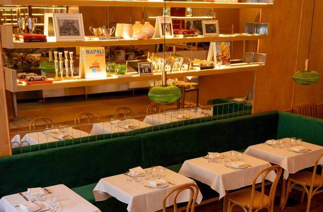 The interior of Cotoletta in Miami Beach.