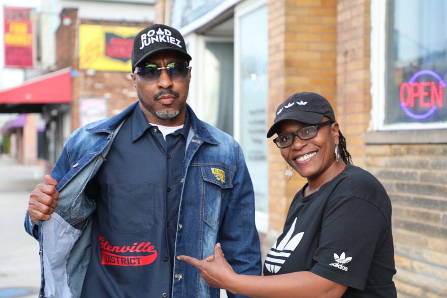 Ray Smith and Erika Ervin advocate for community gardens to provide fresh produce to Clevelanders challenged by food deserts. 