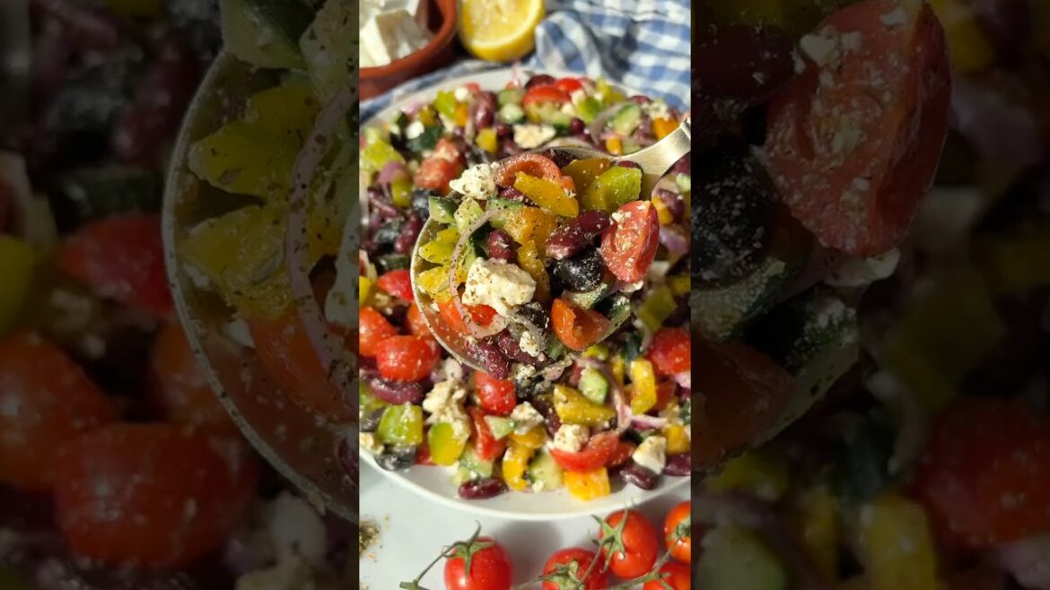 Mediterranean Kidney Bean Salad