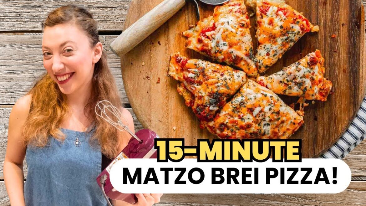 No One Knows This Trick: Matzo Brei Pizza in 15 Minutes
