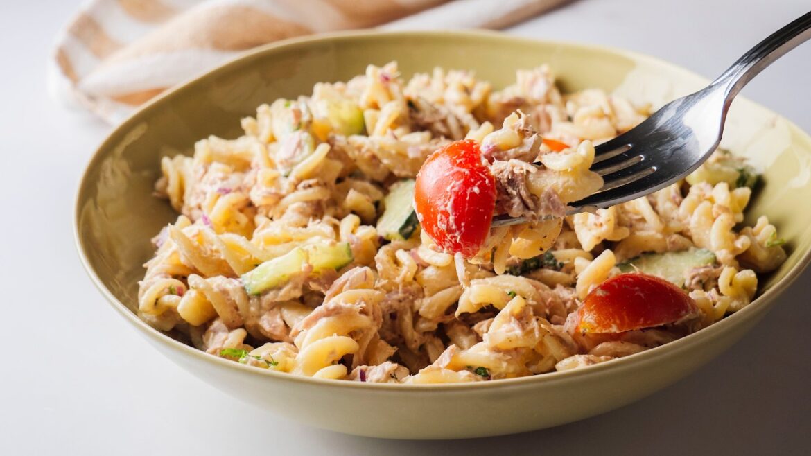 Healthy Tuna Pasta Salad Recipe | Light, Creamy and Perfect for Any Meal