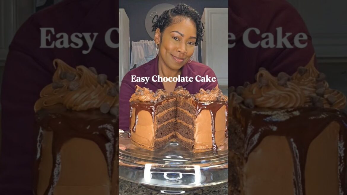 Easy Chocolate Cake Recipe #cookingwithdimples