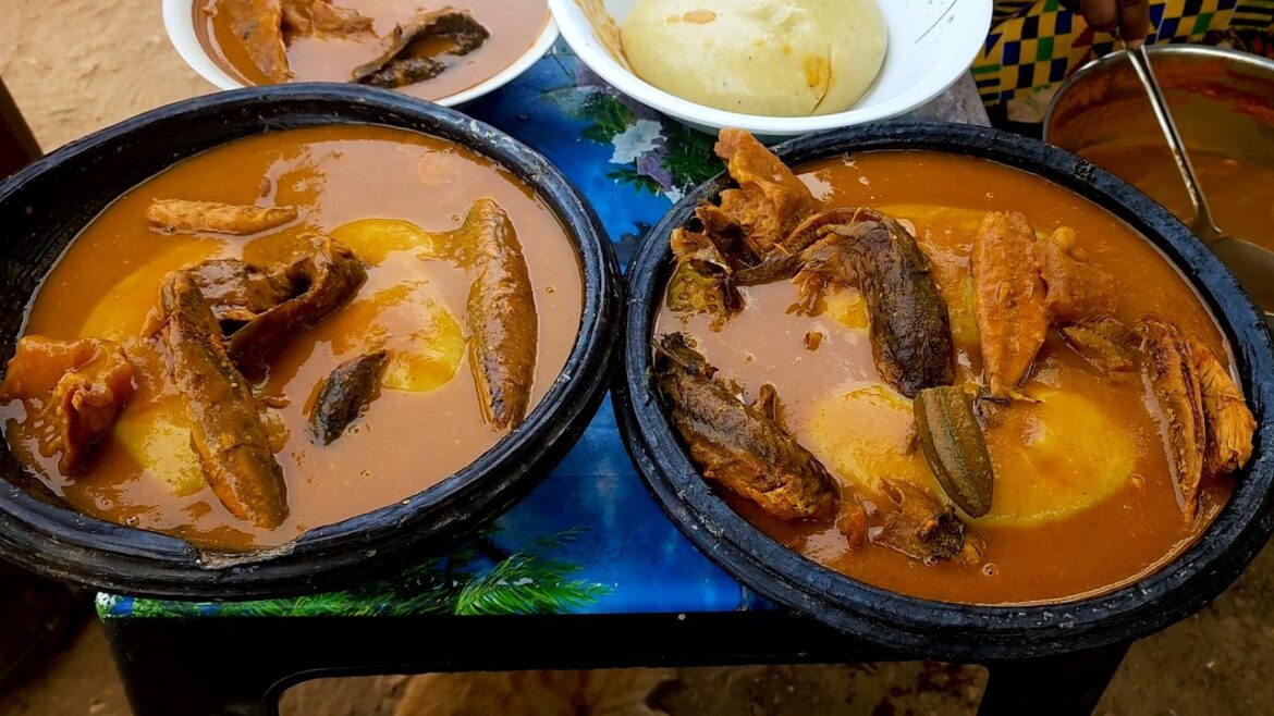 Grandma’s Secret Village Dry Fish Light Soup & Fresh Fufu Traditional Ghana Cooking Grandma’s Secret Village Dry Fish Light Soup & Fresh Fufu Traditional Ghana Cooking