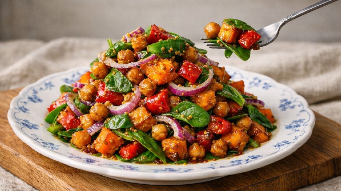 I Can't Stop Eating This Chickpea & Sweet Potato Salad!