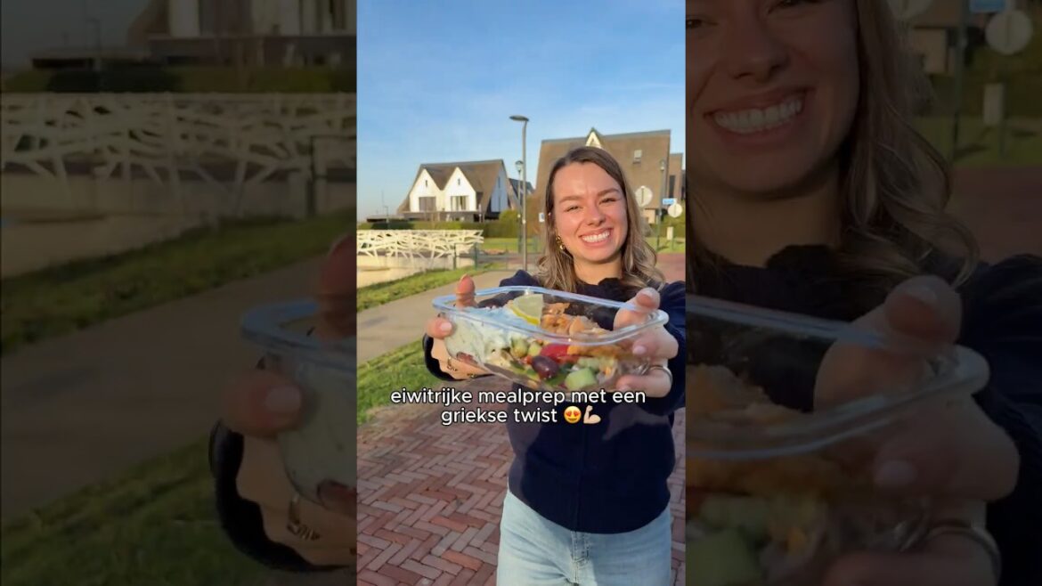 37g eiwit in jouw mealprep!! | Gezonde én eiwitrijke Griekse Kip Gyros