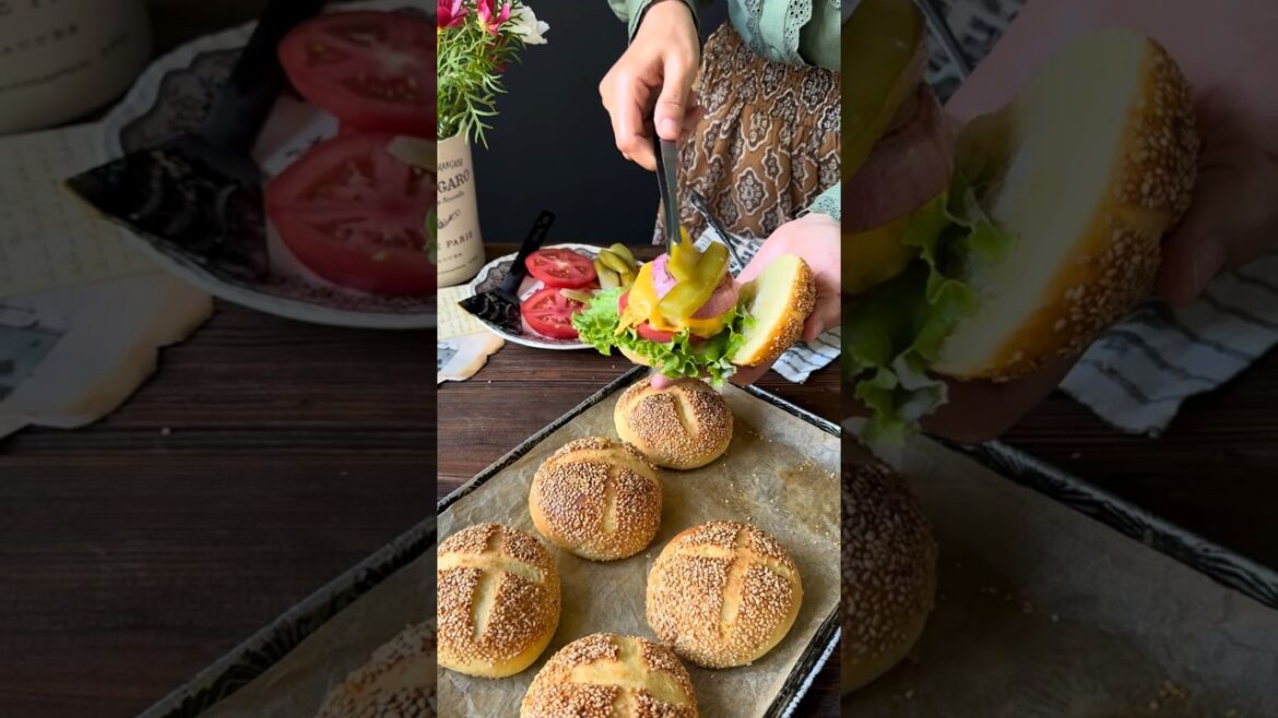 Smashed Simit Hamburger