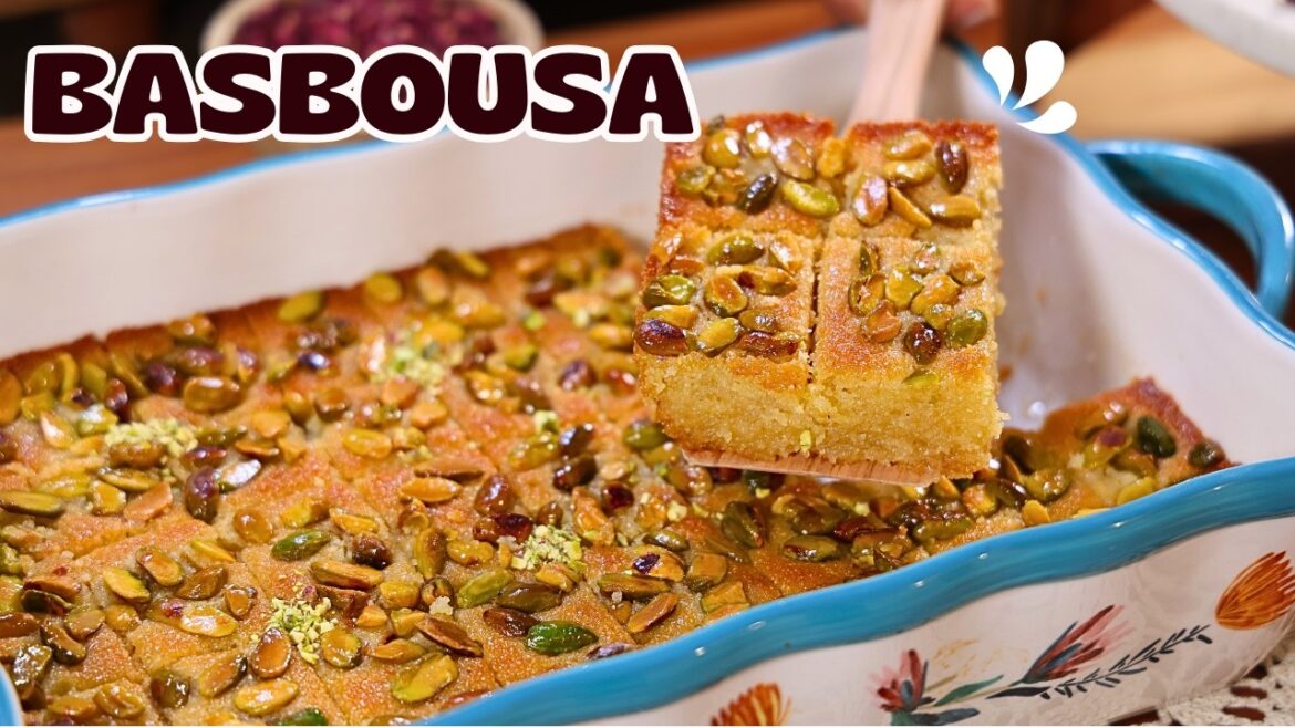 How to Make Basbousa | Traditional Semolina Cake Recipe | (Moist & Perfect Every Time) How to Make Basbousa | Traditional Semolina Cake Recipe | (Moist & Perfect Every Time)