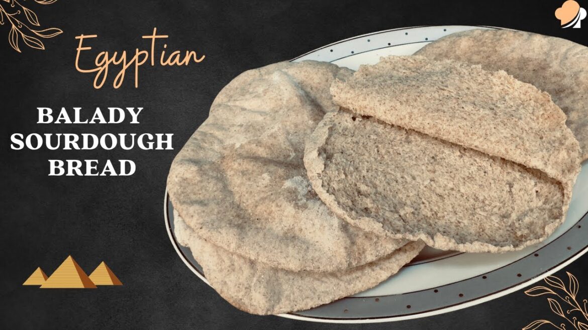 Make AUTHENTIC Egyptian Balady Sourdough Bread at Home Easily! @Health-m8m