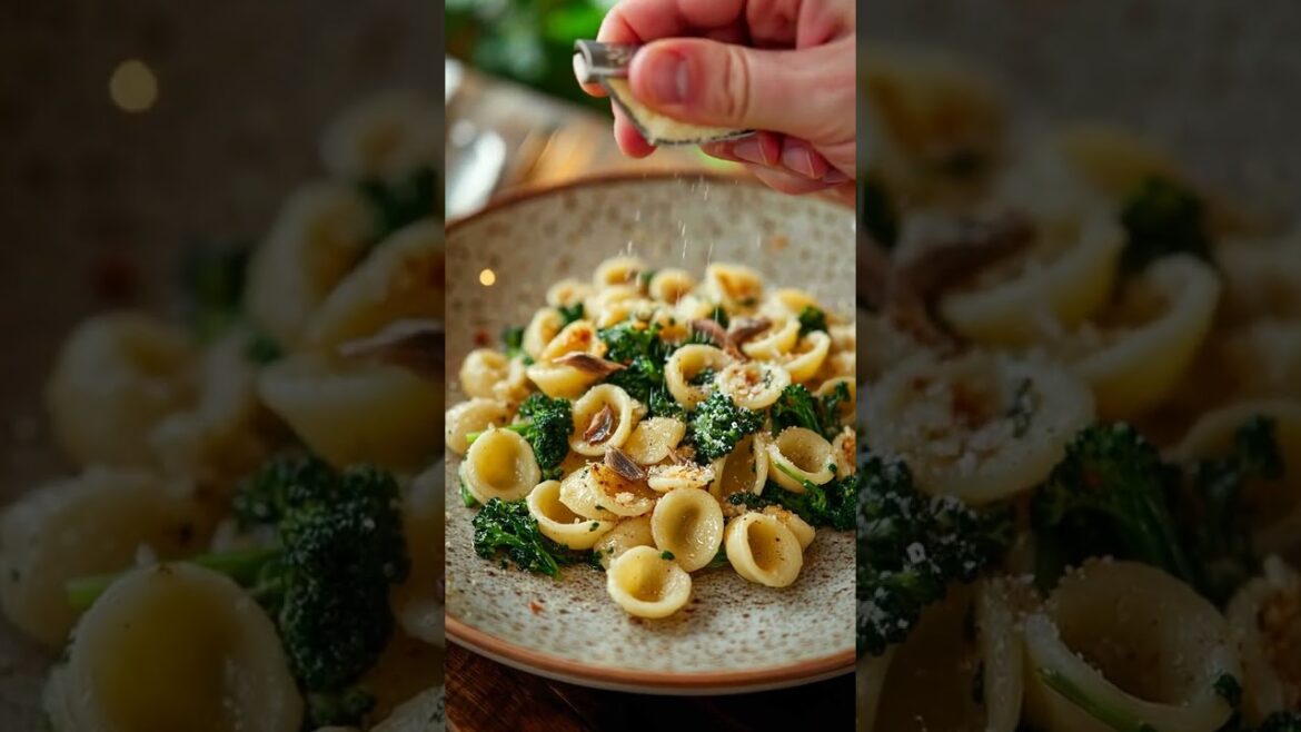 Apulian Orecchiette with Broccoli Rabe Recipe