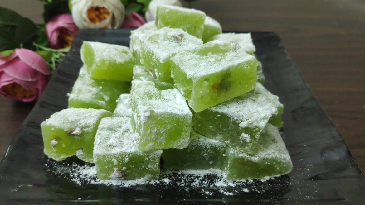 How to make Turkish Delight at home /Turkish Delight recipe/Lokum recipe