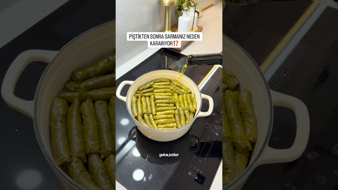 SARMANIZIN PİŞTİKTEN SONRA KARARMASINI İSTEMİYORSABIZ❗️Mutlaka bu yöntemle pişirin #sarmatarifleri SARMANIZIN PİŞTİKTEN SONRA KARARMASINI İSTEMİYORSABIZ❗️Mutlaka bu yöntemle pişirin #sarmatarifleri