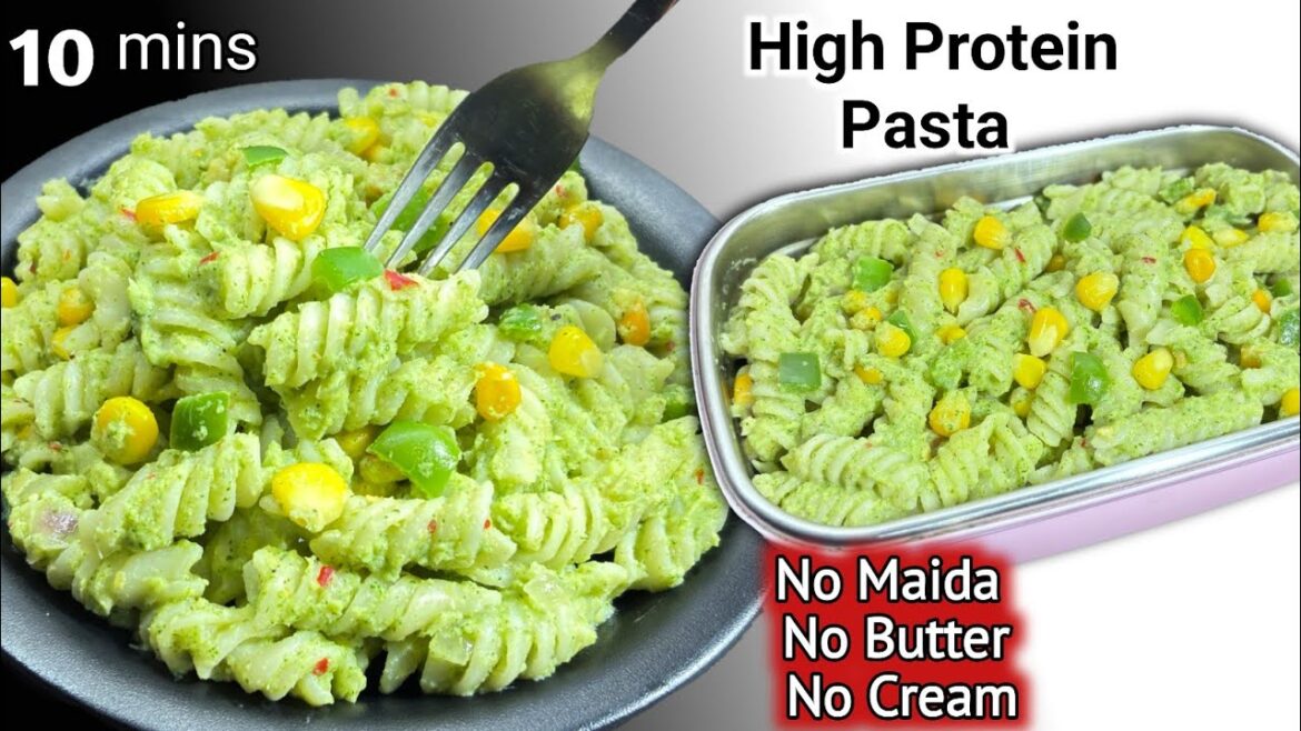 10 Minutes High Protein Pasta | Tiffin Recipes | Healthy Kids Lunchbox Ideas | Healthy Pasta Recipe 10 Minutes High Protein Pasta | Tiffin Recipes | Healthy Kids Lunchbox Ideas | Healthy Pasta Recipe