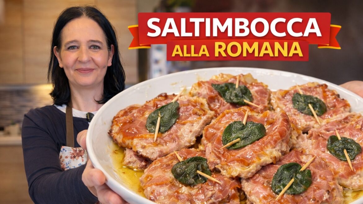 SALTIMBOCCA ALLA ROMANA di Betty e Marco - Ricetta Facile e Veloce