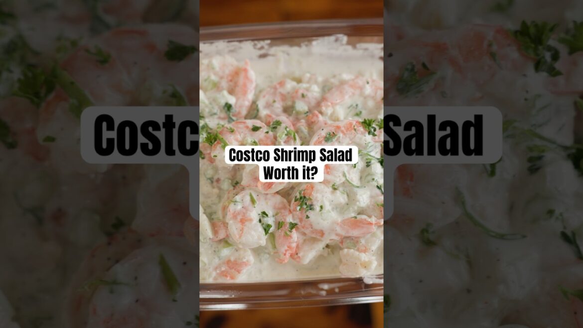 Trying the Shrimp Salad from Costco!  Poor man’s lobster roll with my favorite Costco Pita Bread.