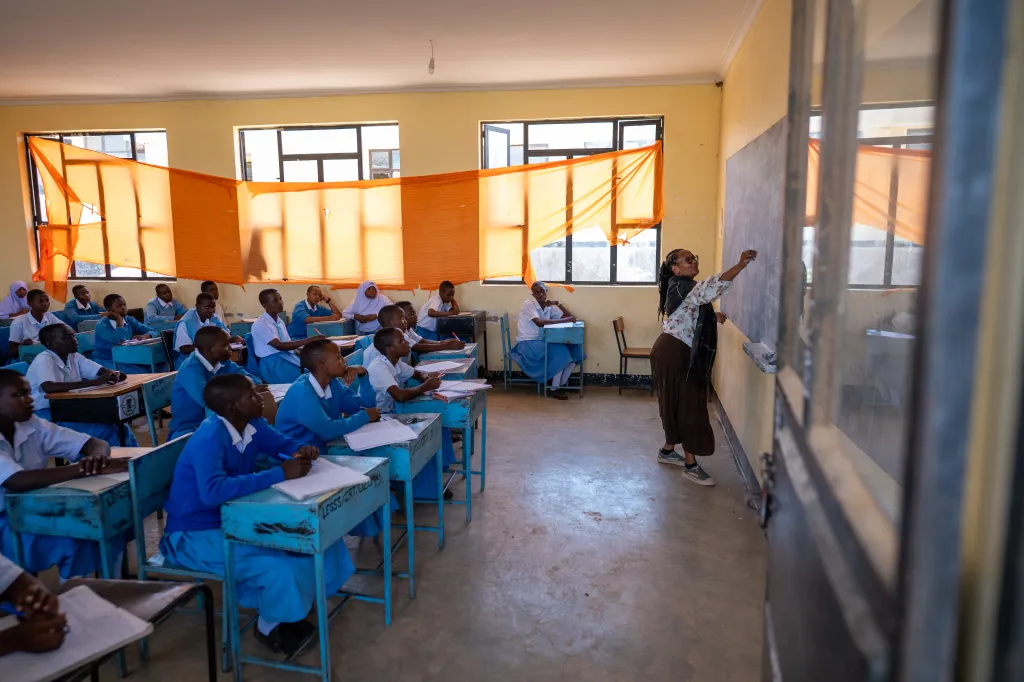A girls' school in Tanzania