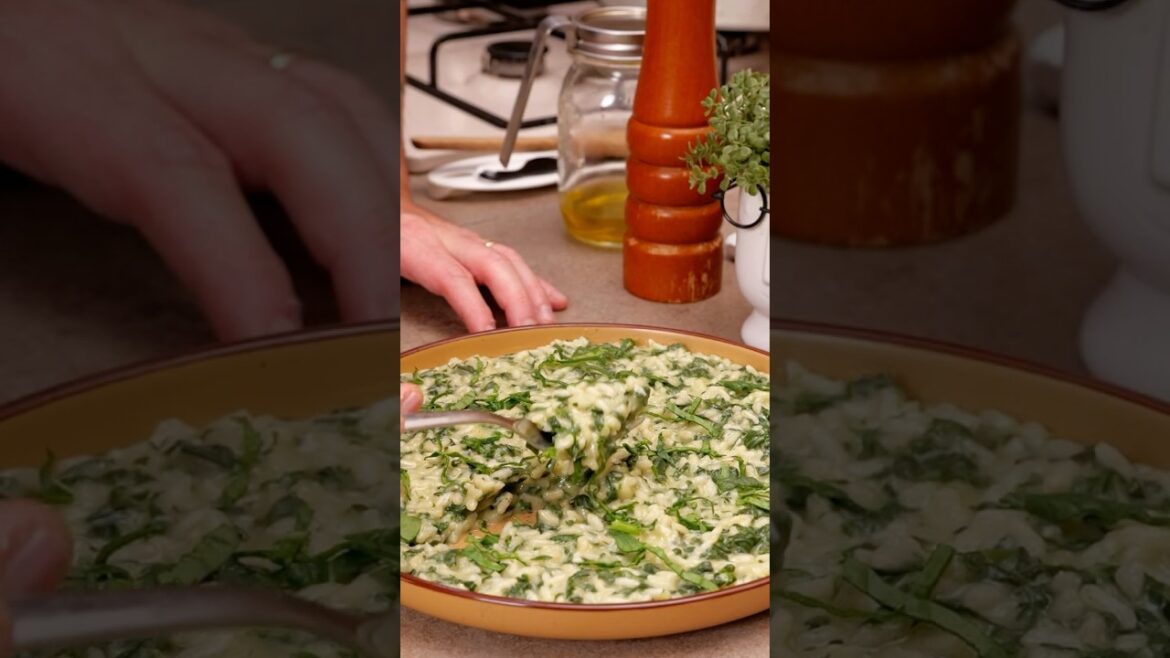 RISOTTO SPINACI E GORGONZOLA