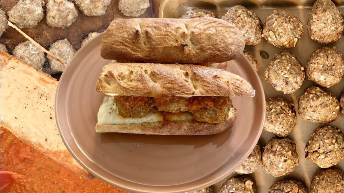 Ultimate Homemade Meatball Subs: Beef & Italian Sausage Meatballs + Elevensies Protein Energy Bites!