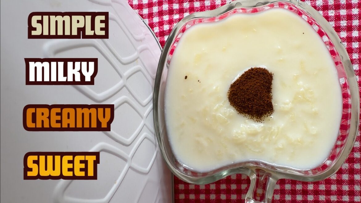 The Easiest Dessert | Creamy Turkish Sütlaç Recipe | Milky Rice Pudding at Home