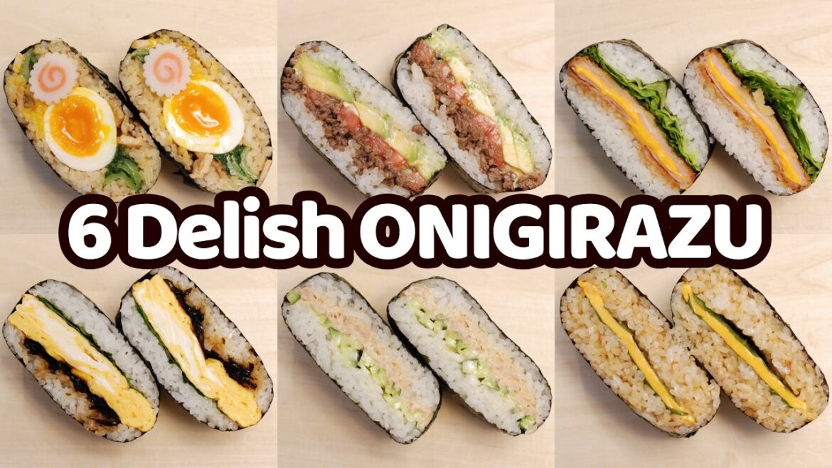 6 Easy ONIGIRAZU (Japanese Sushi Sandwich) | Secret Recipes Revealed!